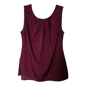 NWOT Banana Republic Women's Patterned Sleeveless Blouse, Small